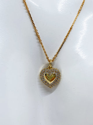 Collier coeur délicat