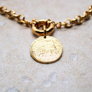 Collar de monedas francesas