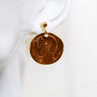 Pendientes de monedas antiguas