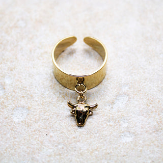 Taurus Charm Ring